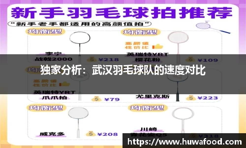 独家分析：武汉羽毛球队的速度对比